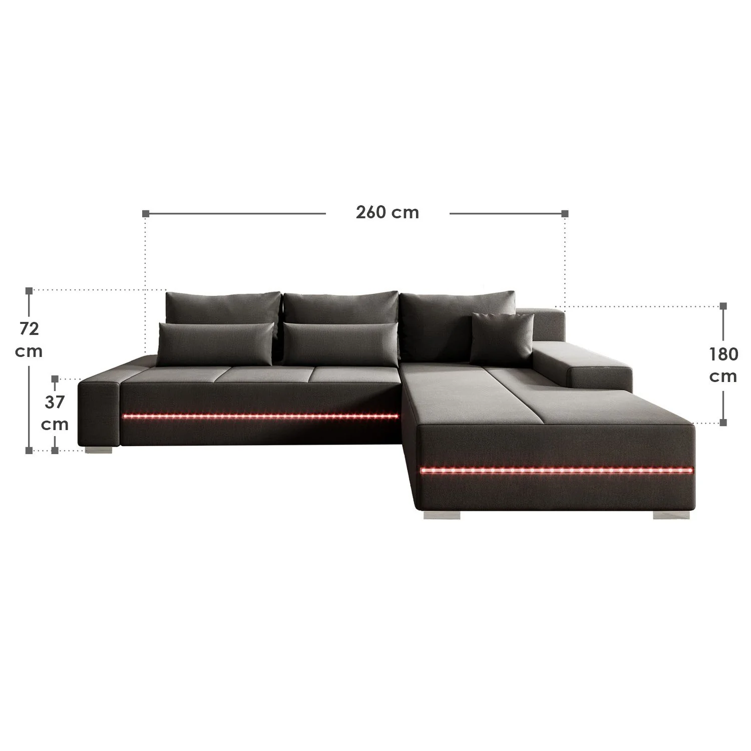 2025 Davos Sofa mit LED