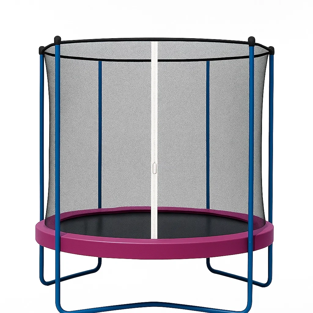 Trampolines 140x190 cm noir/bleu/fuchsia - KjiSmXAo24VE