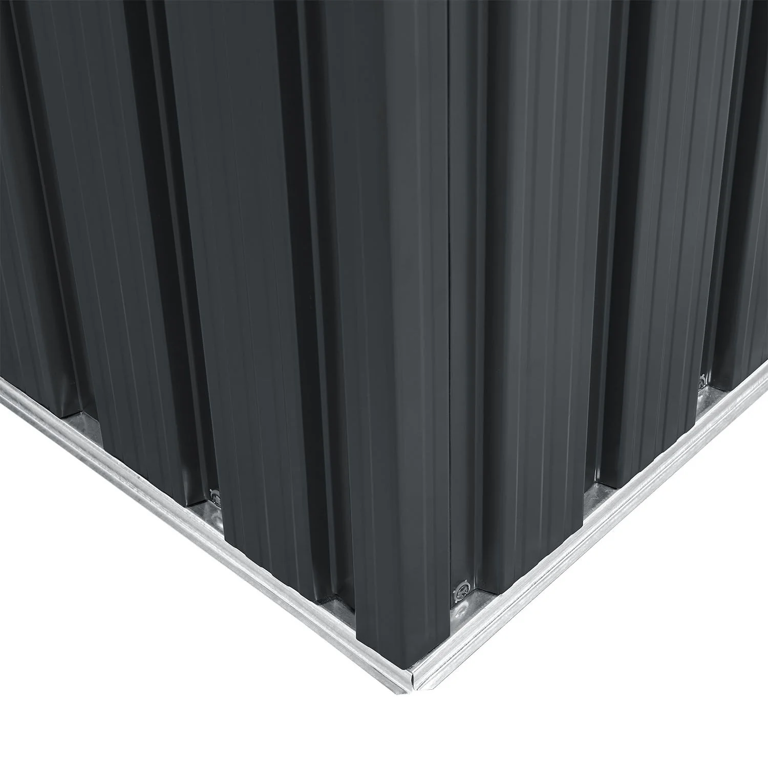 Abri de jardin métallique 2025 S avec toit incliné