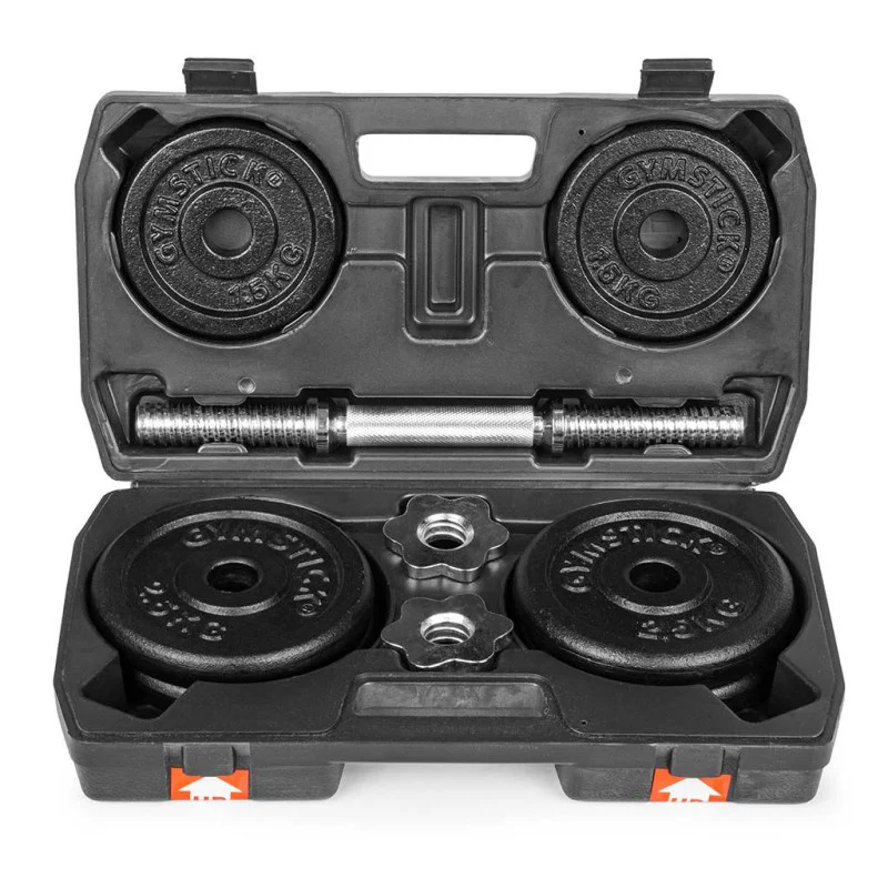 2025 Gymstick justerbart håndvægtsæt (15 kg)