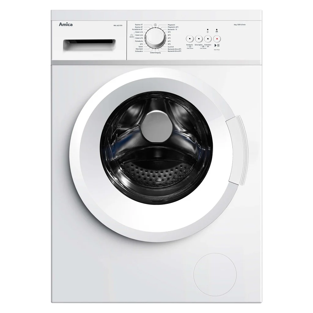 2025 Amica WA 462 010 Slim Vaskemaskine – 6 kg. Kompakt og funktionel