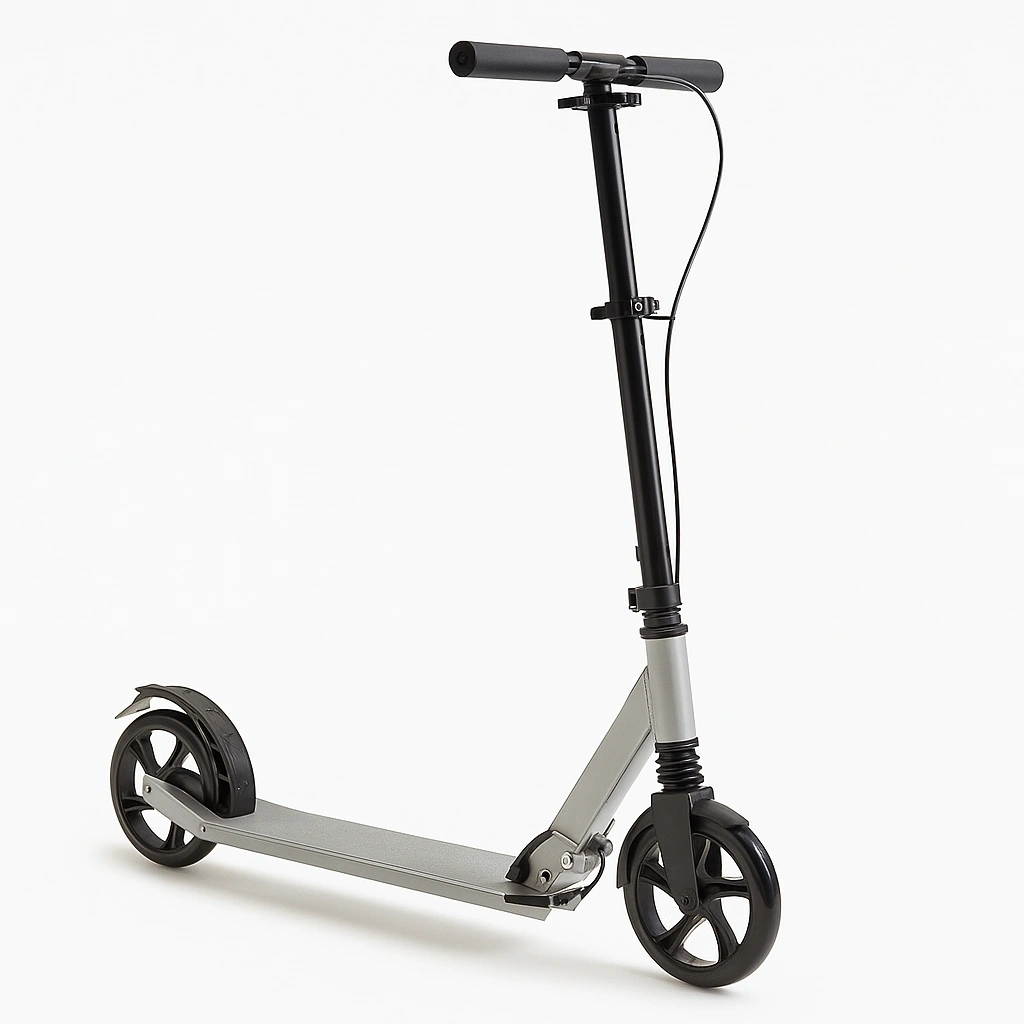 Trottinettes pour enfants noires et grises, adaptées aux enfants de 6 à 12 ans - jckpgfba54HL