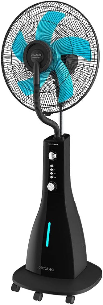 Ventilateur brumisateur d'eau douce Cecotec EnergySilence 490 avec télécommande, 90 W, diamètre 40 cm, 5 pales, réservoir 2,8 L, minuterie 7,5 h, indicateur LED et oscillation