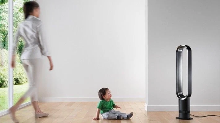 Dyson AM07 Turmventilator, Weiß/Silber, Baujahr 2025