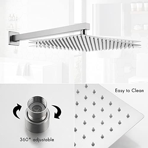 KES Duschsystem mit 12-Zoll-Regenduschkopf