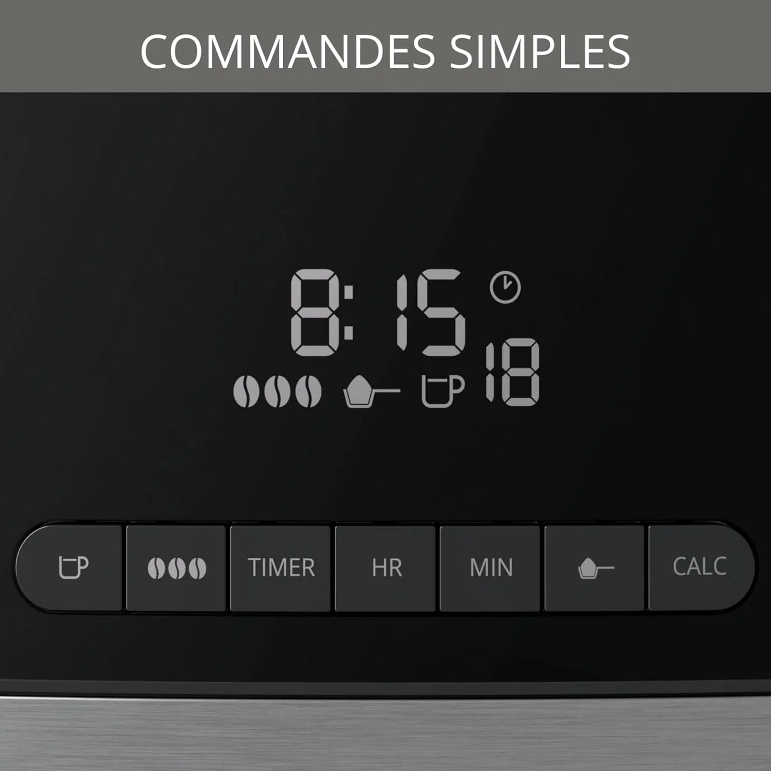 Cafetière à filtre Krups Grind and Brew KM8328 avec broyeur intégré (2025). Capacité : 1,25 L (10 à 15 tasses).