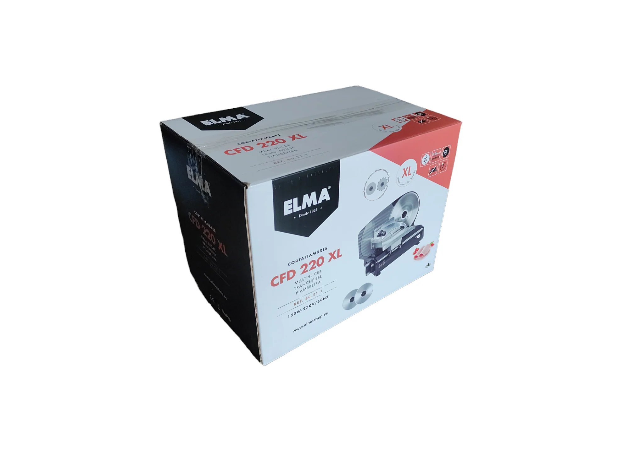 Trancheuse à viande professionnelle haut de gamme 2025, modèle CFD220 XL