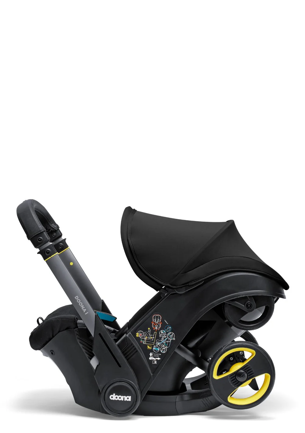 2025 Doona i Barnevogn Sort Nitro