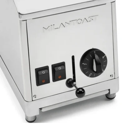 2025 Milantoast Toaster i rustfrit stål med to huller