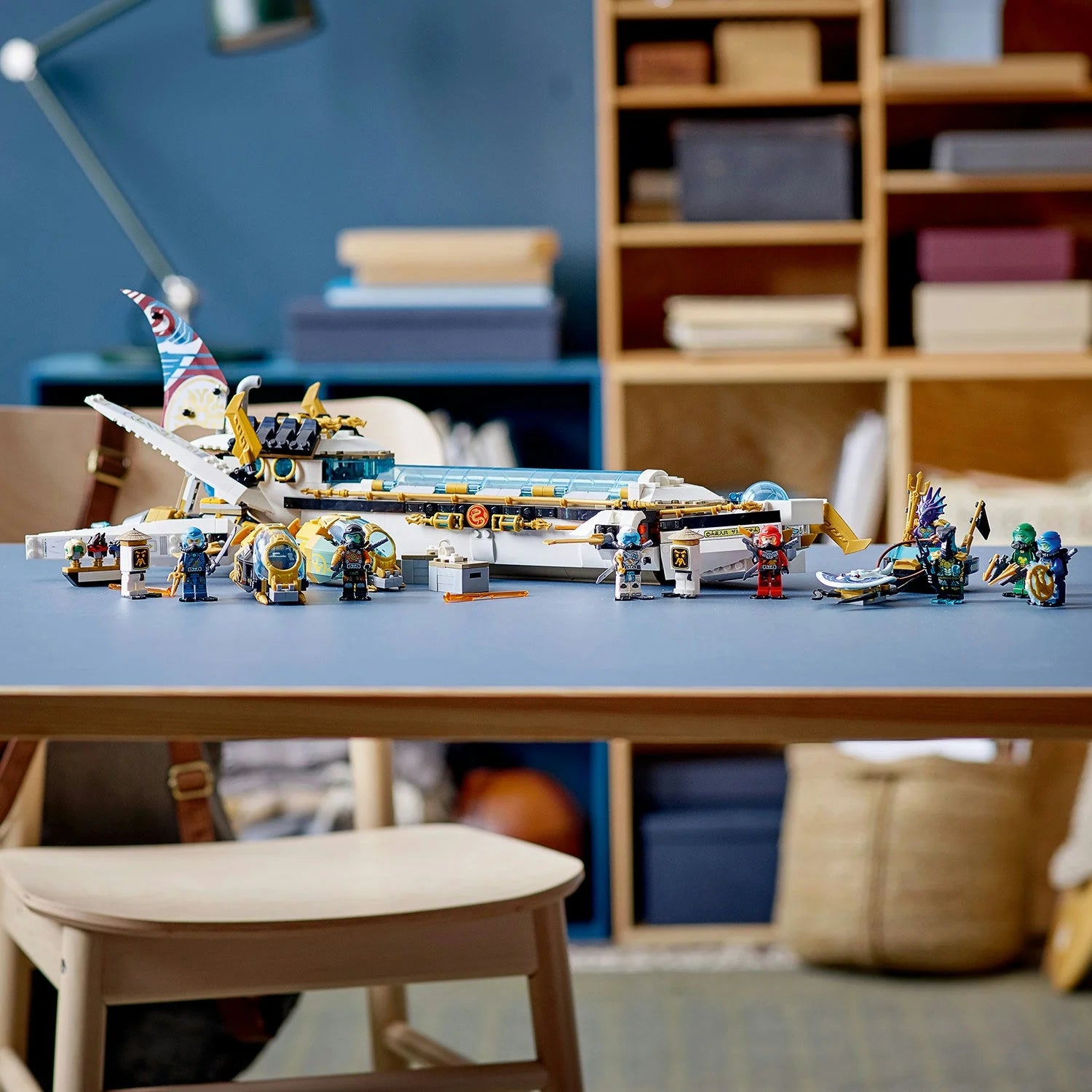 LEGO NINJAGO Hydro Bounty U-Boot-Bauset 71756 mit Kai- und Nya-Minifiguren, Ninja-Spielzeug, Geschenk für Jungen und Mädchen ab 9 Jahren