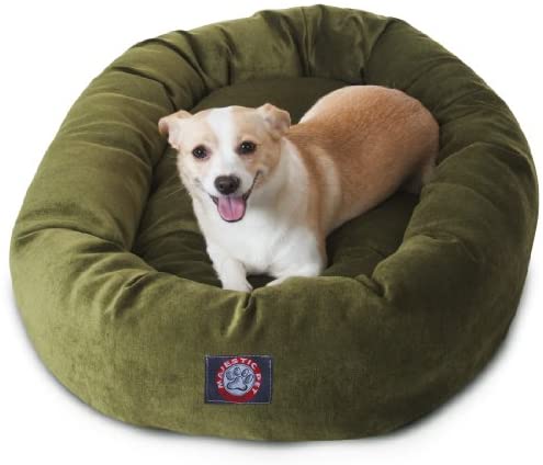 Majestic Pet Villa Bagel Hundeseng | Beroligende donutformet seng, flere størrelser og farver