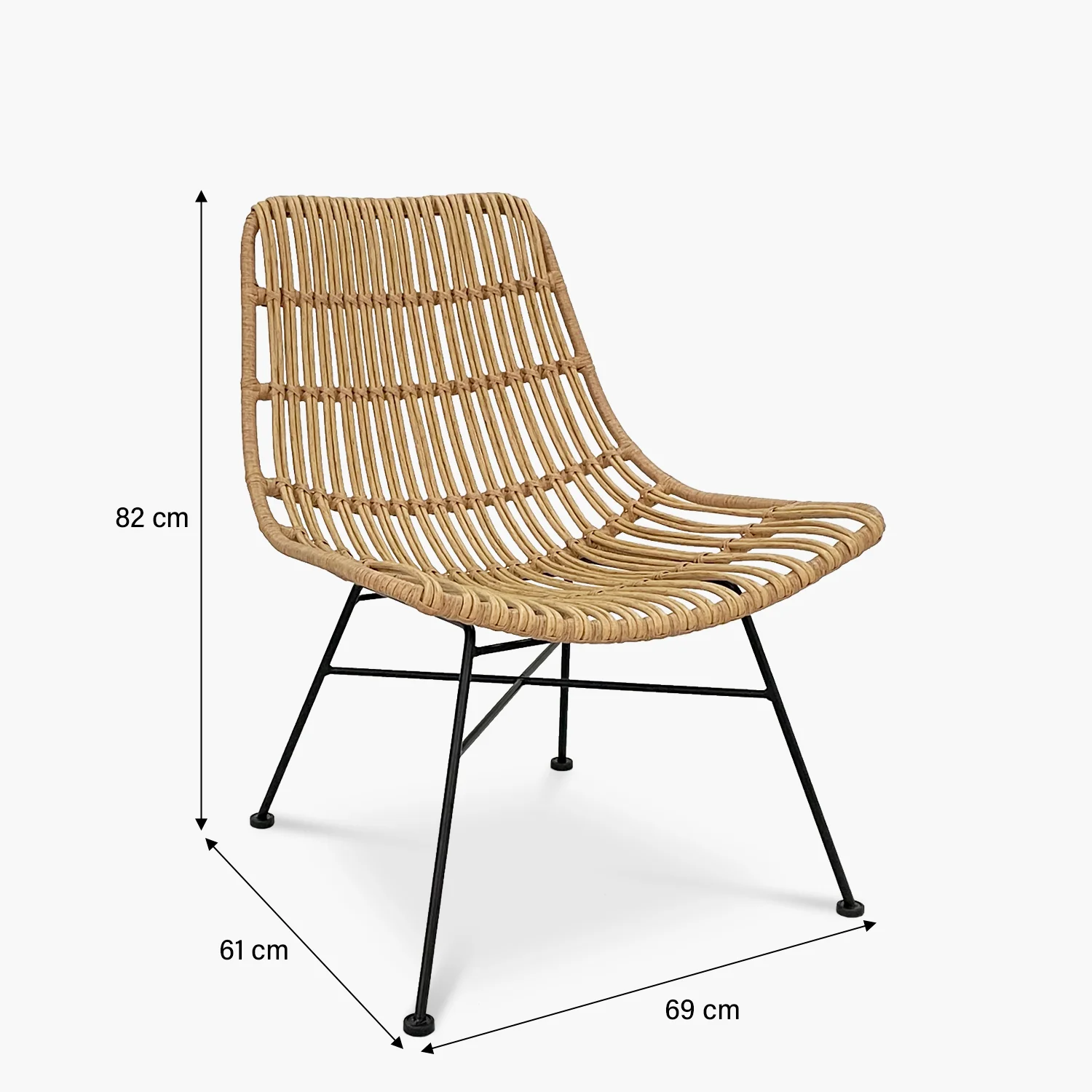 2025 Synthetischer Rattansitz Kreta
