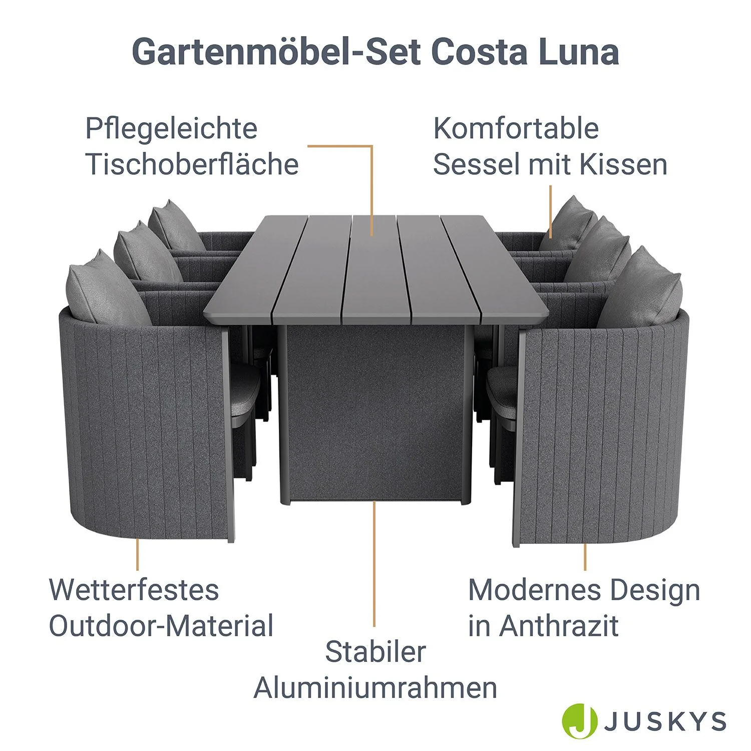 Ensemble de jardin Costa Luna 2025