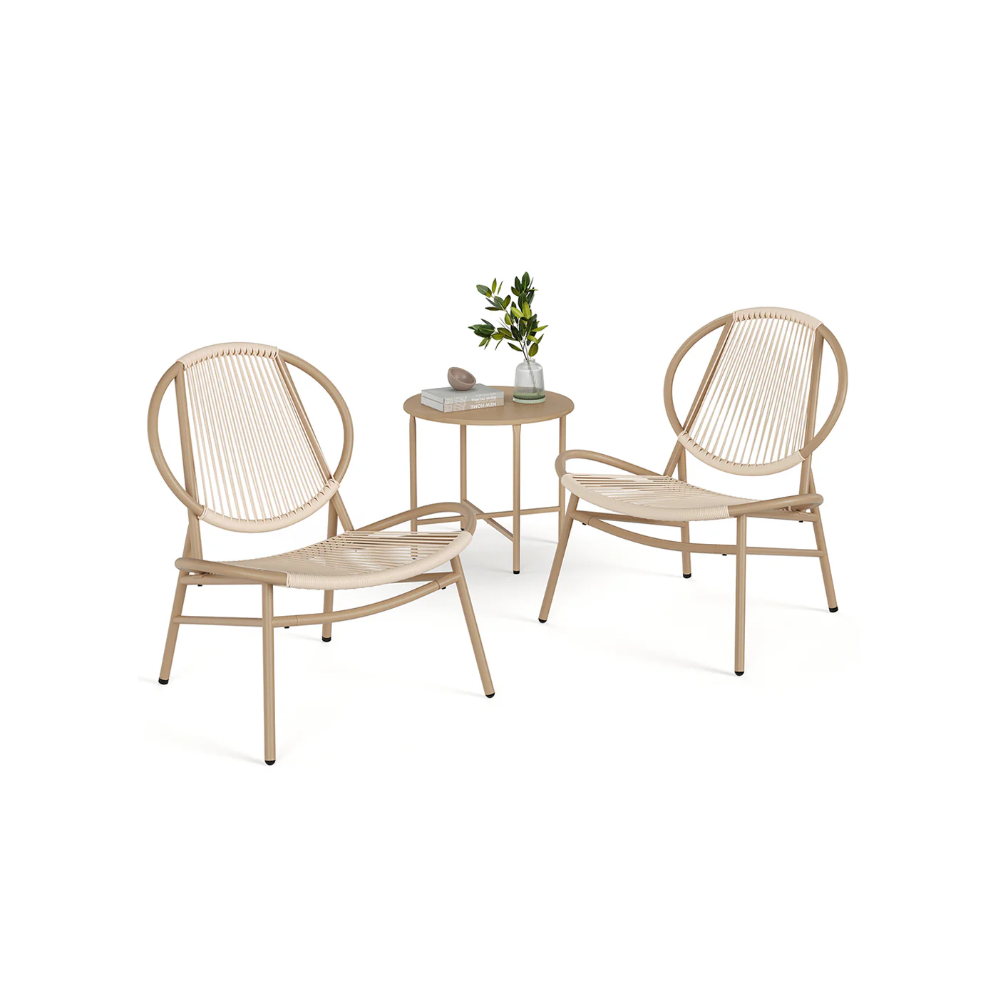 Gartenmöbelset Acapulco: Stühle, Beistelltisch und Stühle