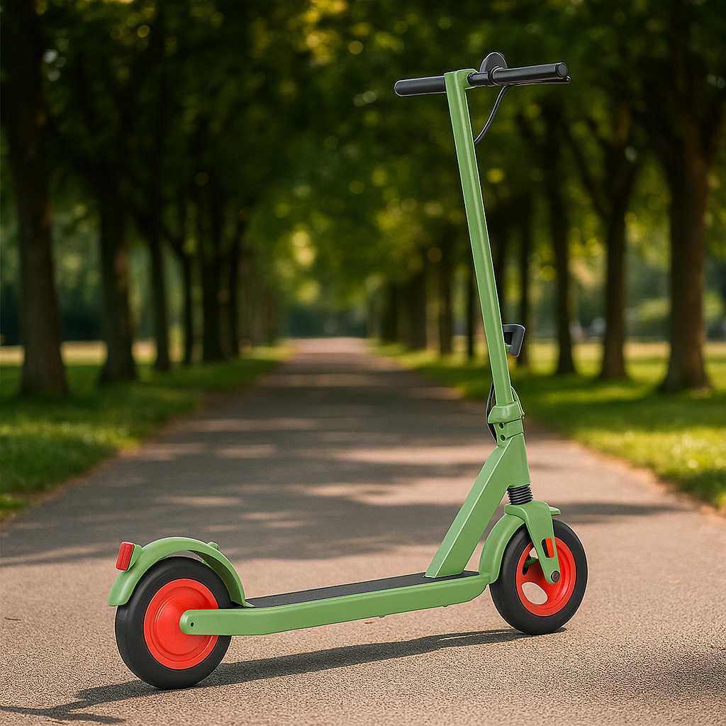 Trottinette en métal pour enfants, adaptée à une utilisation en extérieur, hauteur réglable