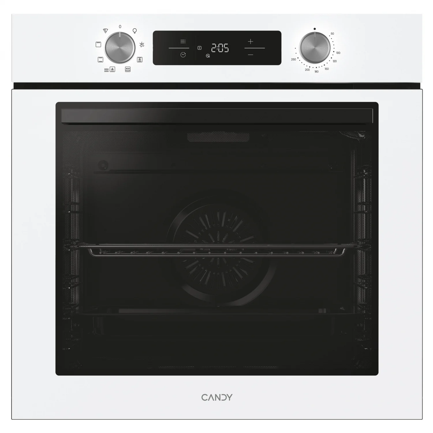 Candy CA6 N3T1HTW Multifunktionsbackofen, 3,3 kW, 78 l, Klapptür, 9 Kochfunktionen, Energieeffizienzklasse A+ – Weiß
