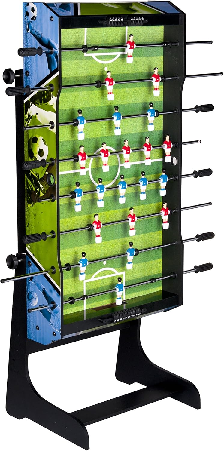 Leomark Spieltisch aus Holz für Kinder und Erwachsene | Spielspaß zu Hause oder auf Partys, Familienunterhaltung | Stabil, lehrreich und einfach aufzubauen