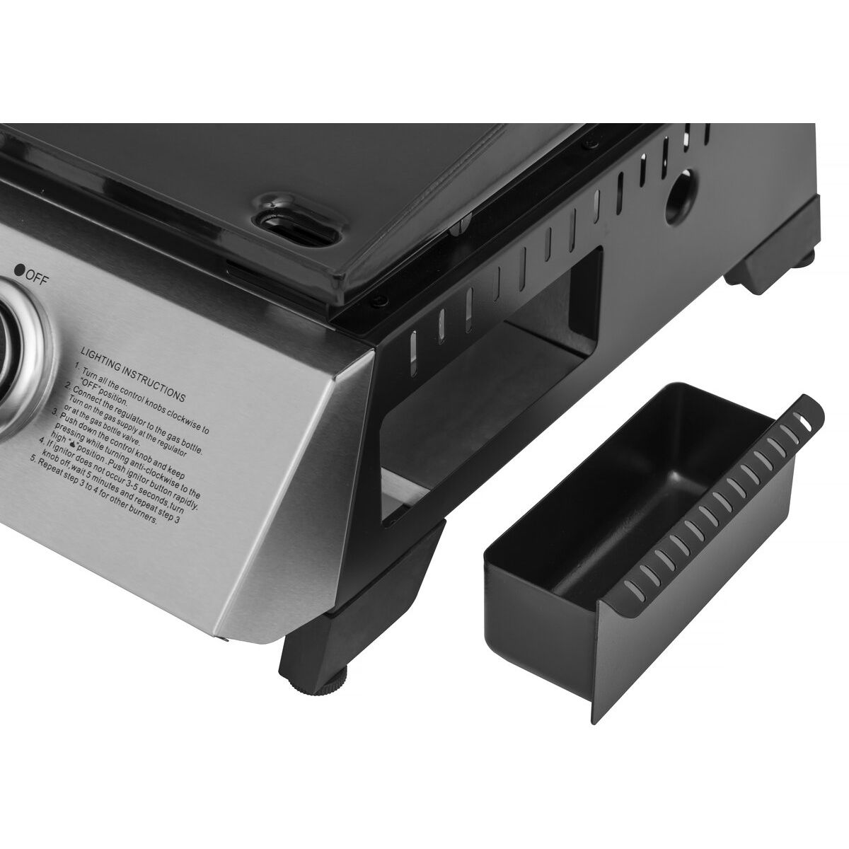 „Jolly“ 3-Flammen-Gasgrill – 7,5 kW – Grau