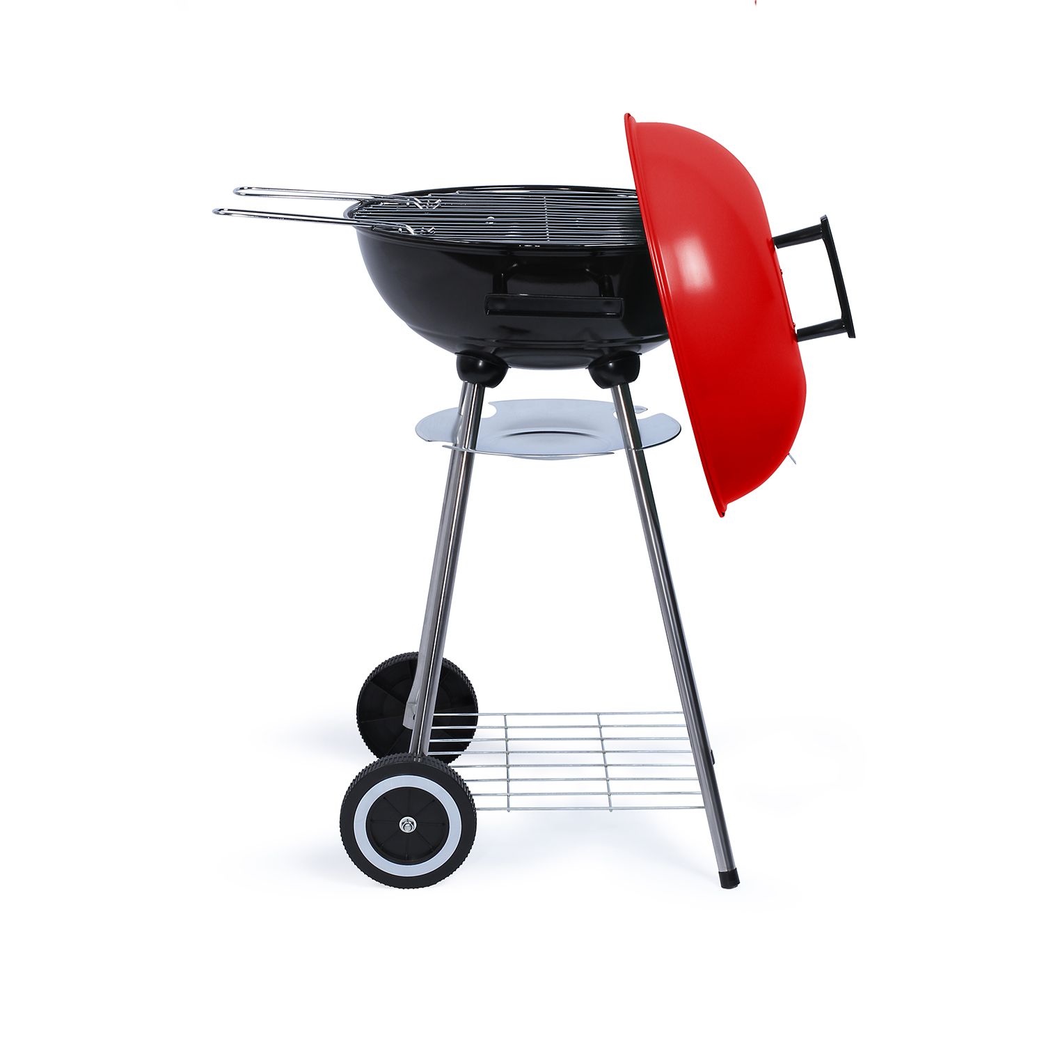 Livoo Holzkohlegrill 41 cm Rot/Schwarz - Doc172r