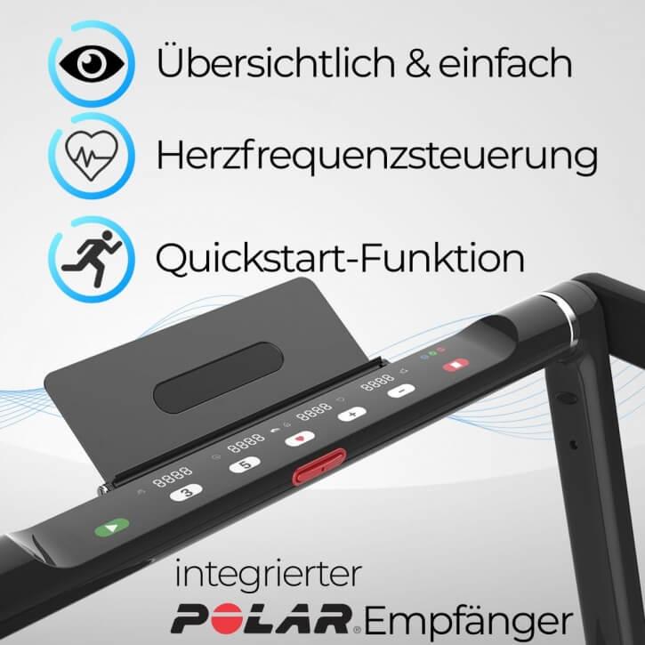 2025 MAXXUS M8 løbebånd – Kompakt og kraftfuld (5,0 HK) med 4-zoners dæmpning