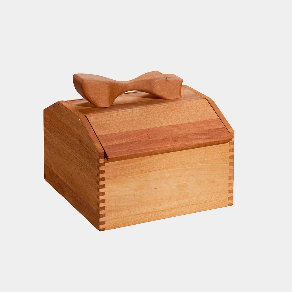 2025 Geölte Buchenholz-Bitumenbox