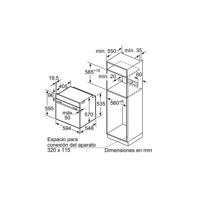 Bosch HBG5780B0 Backofen