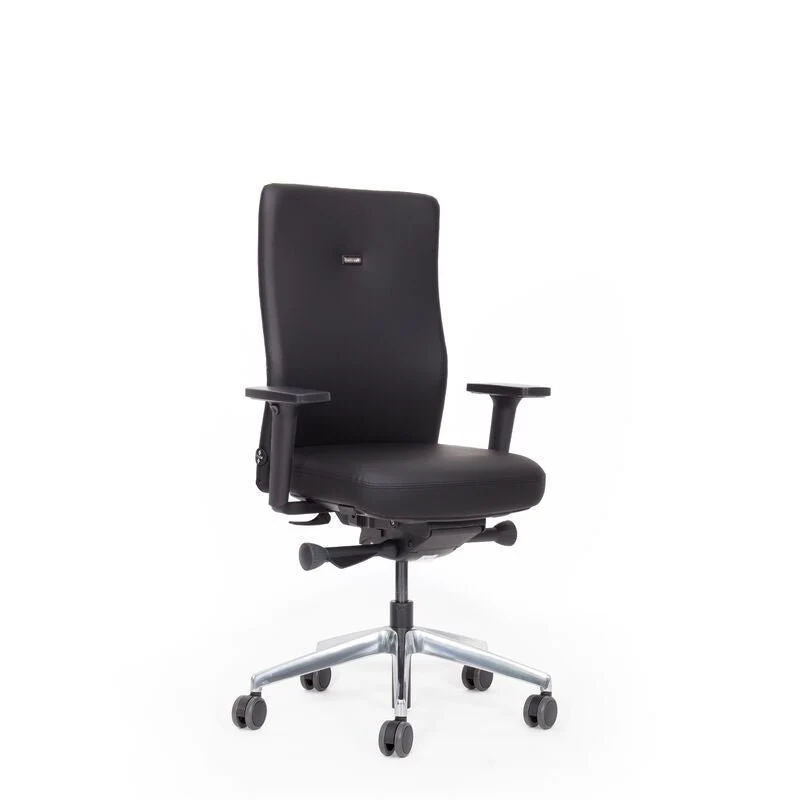 2025 Slow Agilis AG10 Ergonomischer Bürostuhl mit hoher Rückenlehne – DER RÜCKENRetter in hochwertigem Kunstleder – 30 Jahre Garantie