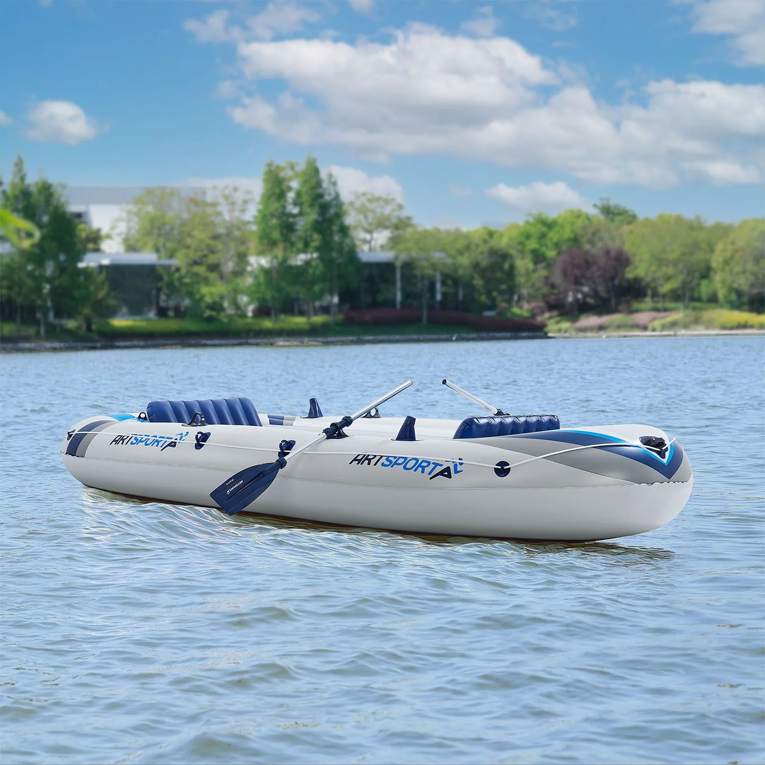 Bateau gonflable 2025 avec deux bancs - 3,22 m