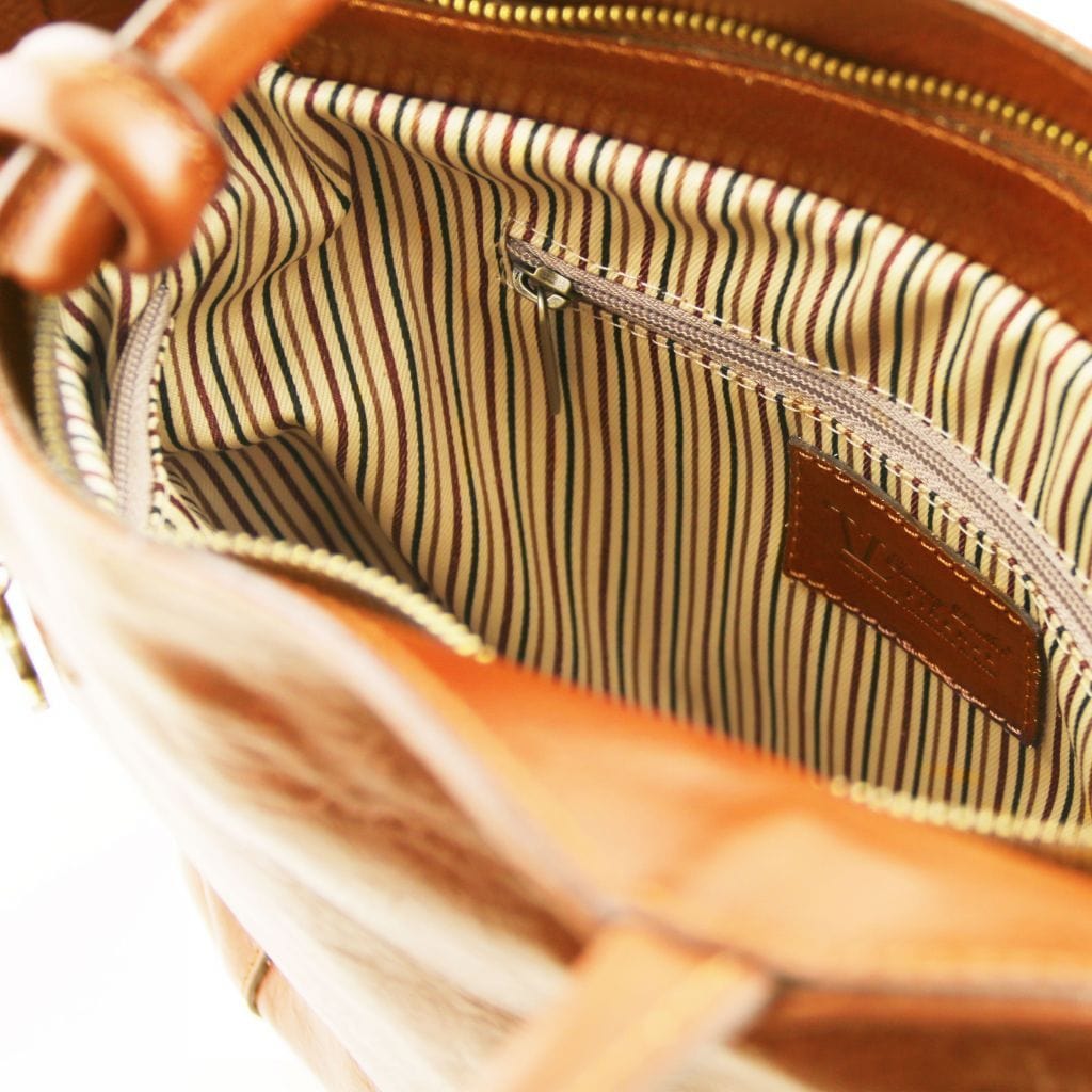 Patty - Italian leather convertible 2-in-1 backpack shoulder bag | TL141497