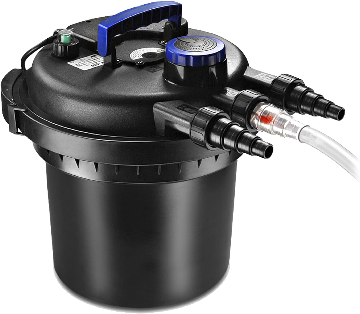 Filtre pour bassin 2025 pour 2700 à 8000 gallons (30 000 L) - Filtre biologique pour bassins extérieurs avec lumière UV - Système de filtration submersible pour poissons koï, aquariums et jardins