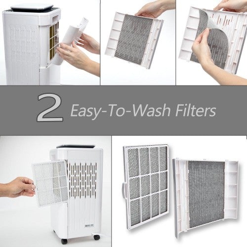 Déshumidificateur compact Ivation 11 pintes – avec tuyau de drainage continu pour petits espaces, salle de bain, grenier, vide sanitaire et placards – pour des espaces jusqu'à 20 mètres carrés (216 pieds carrés).