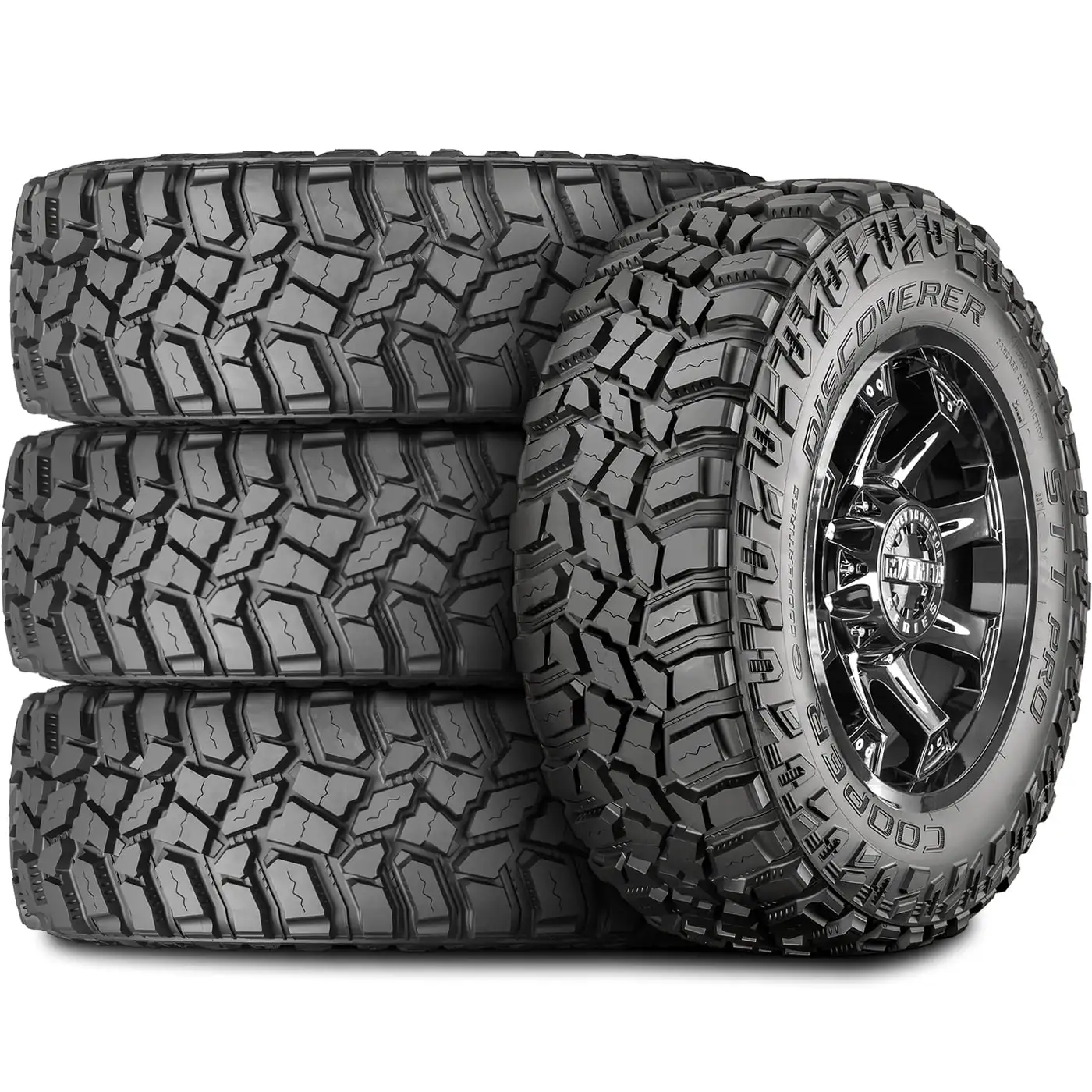 2025 Sæt med 4 Cooper Discoverer STT Pro LT 275/65R20 126/123Q Load E (10-lags) MT All Terrain Mud Dæk