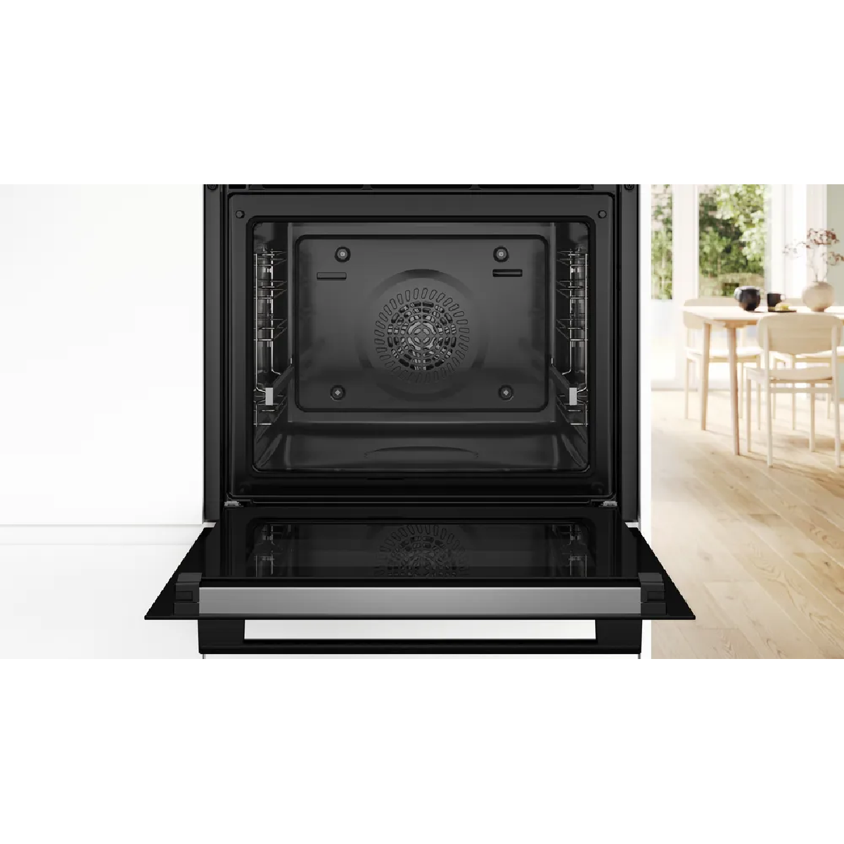 Bosch Einbaubackofen 3600 W 71 l Schwarz - HBG578EB7