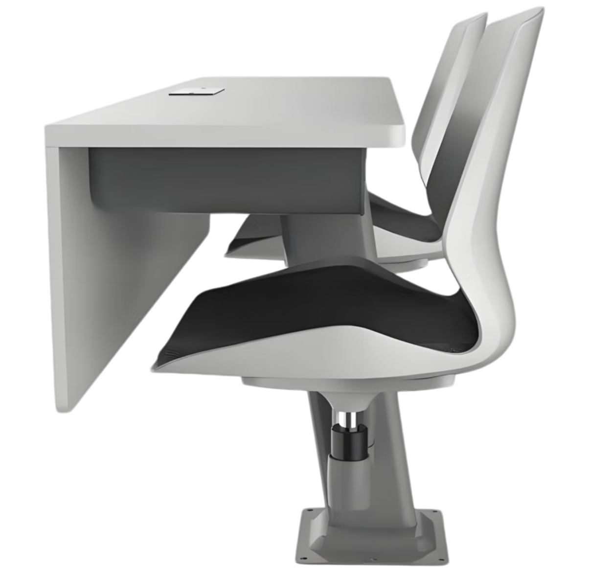 Tiered Desks and Chairs