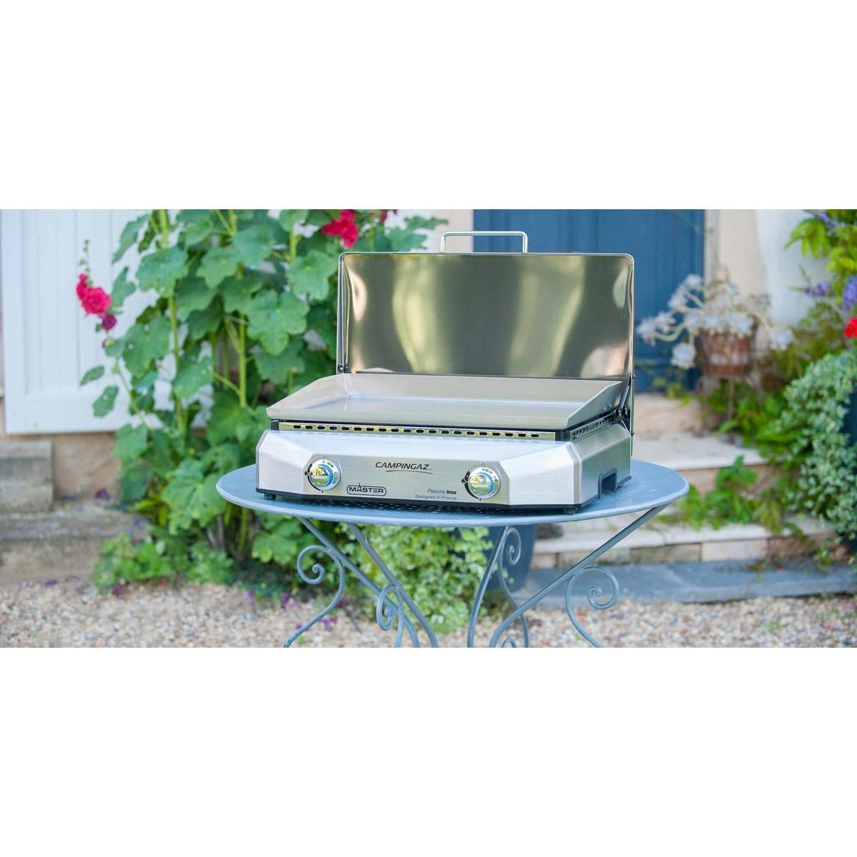 Campingaz Master Gasgrillplatte aus Edelstahl