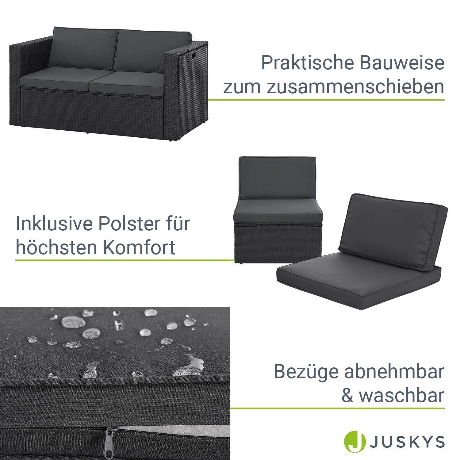 Ensemble de jardin Salou en polyrotin 2025