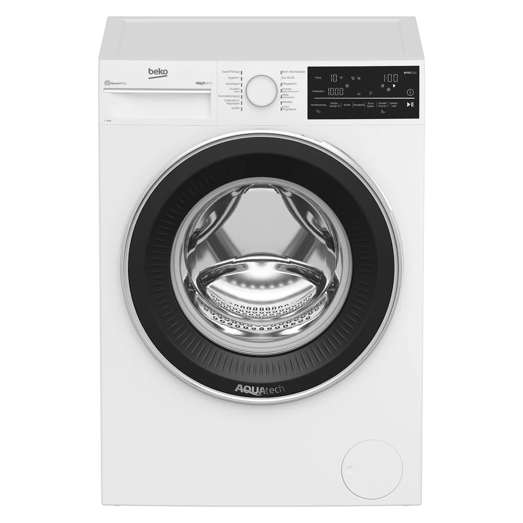 2025 Beko vaskemaskine med XL-dør. Bluetooth og WiFi B5WFT89418W