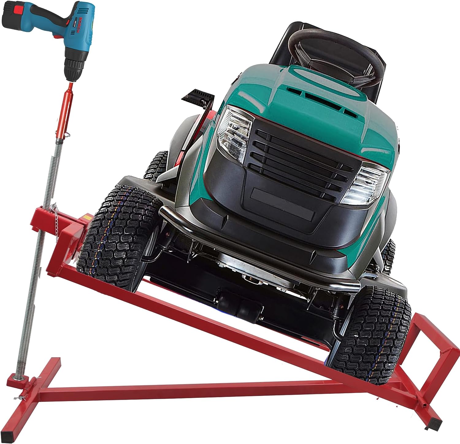 2025 Løfteplatform til plæneklipper – Løfteplatform med en lasteevne på 400 kg til havetraktorer og plæneklippere