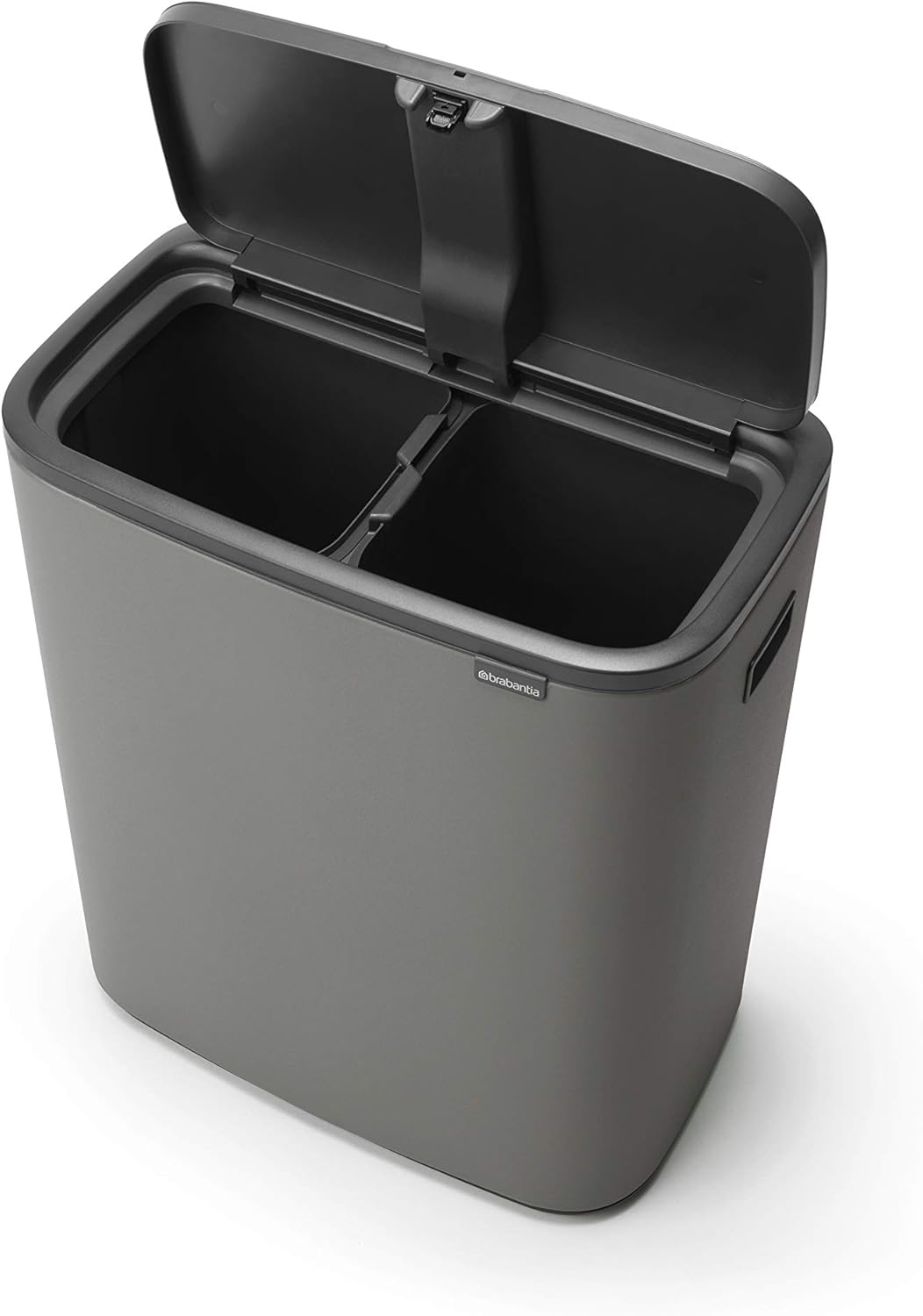 Brabantia Abfalleimer, Stahl matt, Anti-Fingerprint, 2 x 30 l