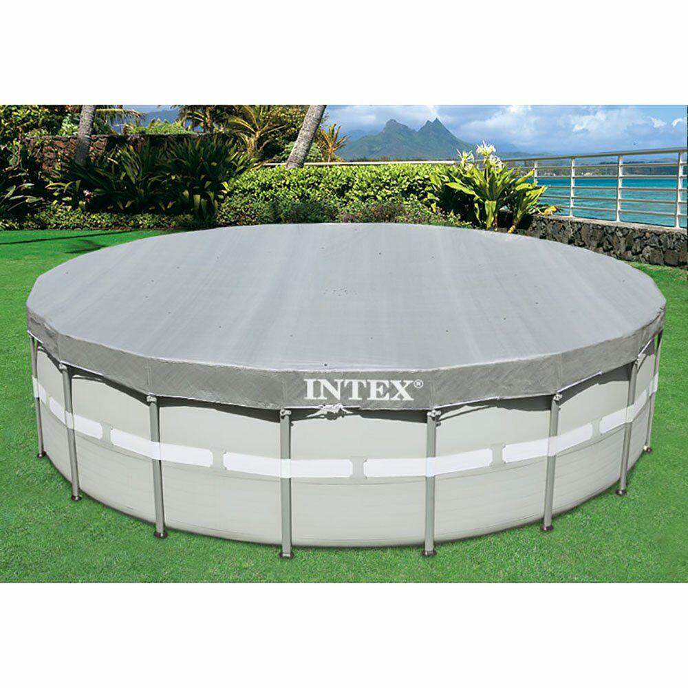 Bâche de luxe résistante aux UV pour piscines Intex Ultra Frame 18'