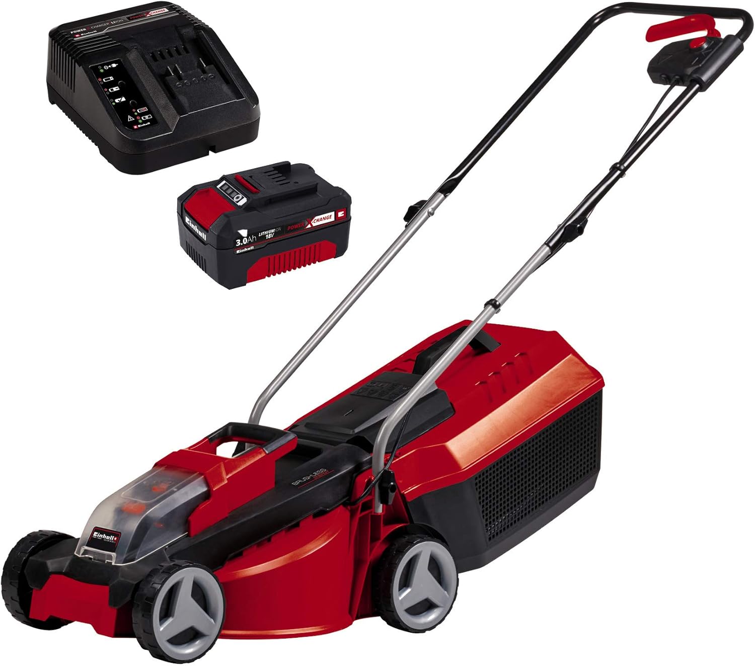 Einhell GE-CM 18/30 Li batteridrevet plæneklippersæt