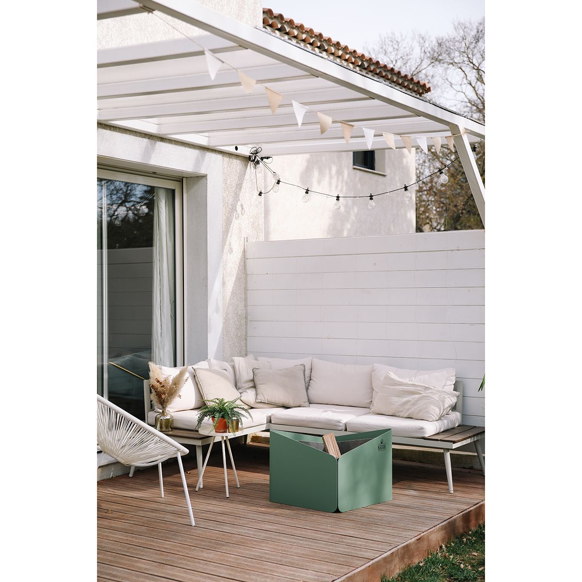 Krak Bålplads + Grill 79x69cm - Levant + Grill Vert Provence