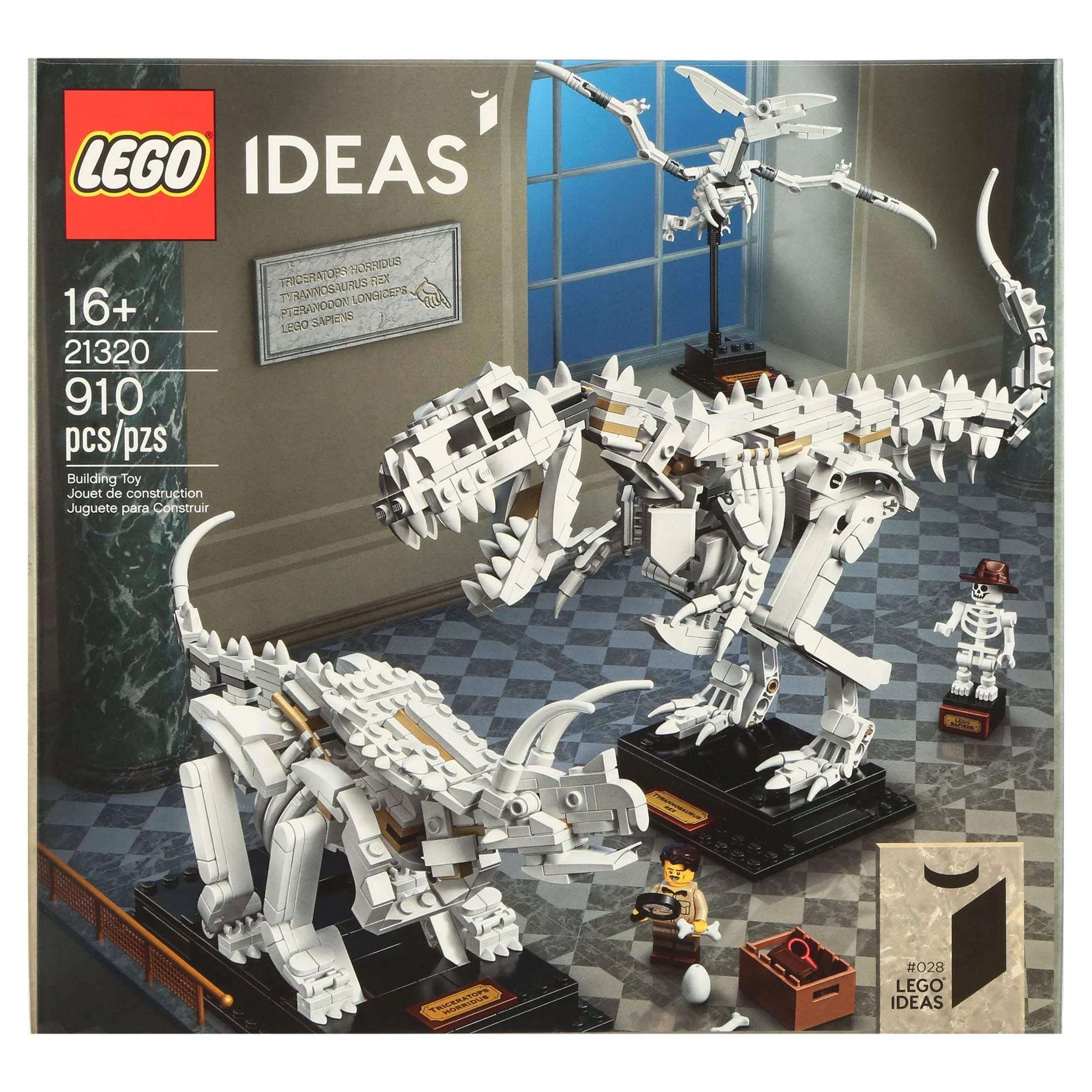 LEGO Ideas 21320 Dinosaurierfossilien – Bauset (910 Teile)