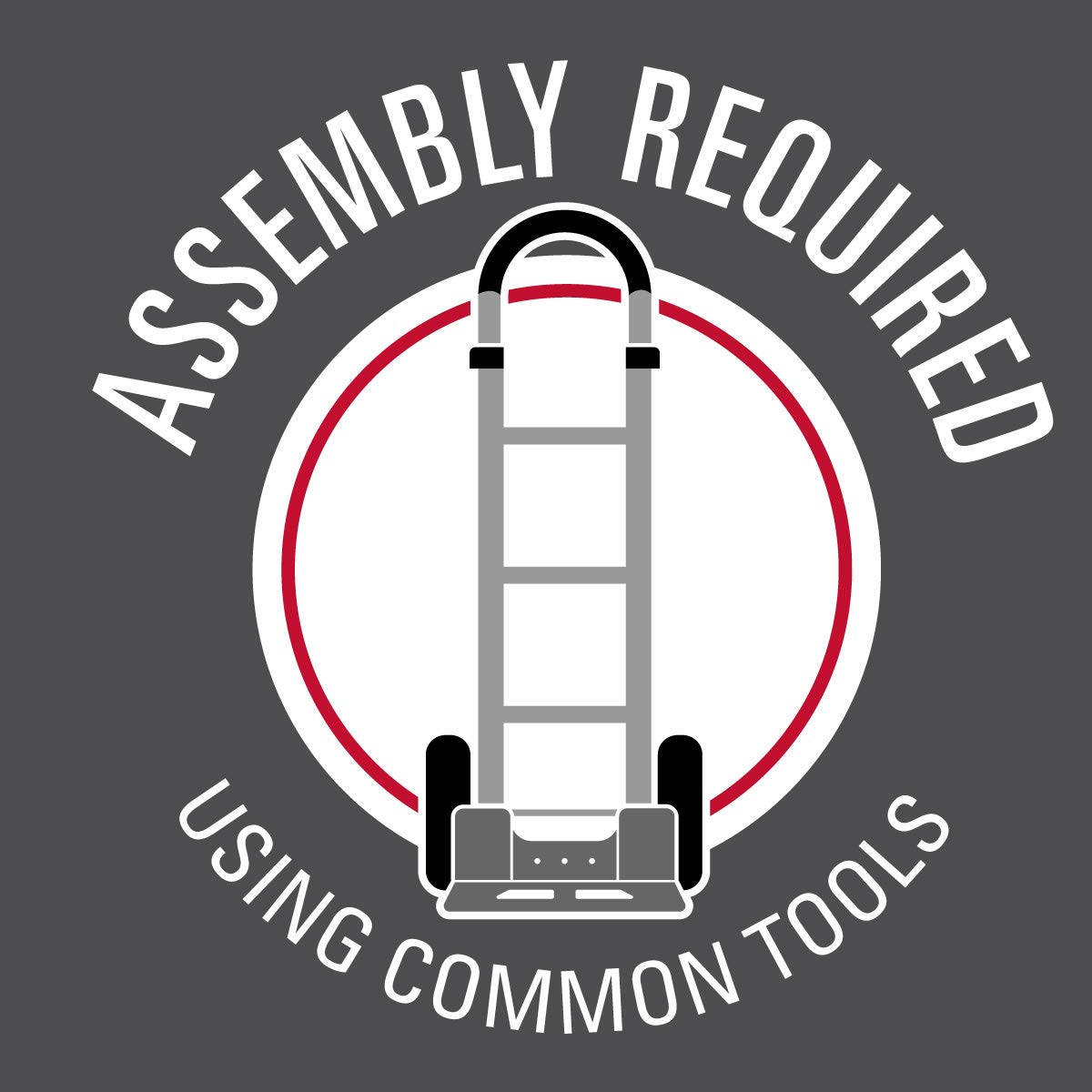 Magline HMK15AUA4 Aluminium-Sackkarre, vertikaler Schlaufengriff, Luftreifen, Tragkraft 500 lb