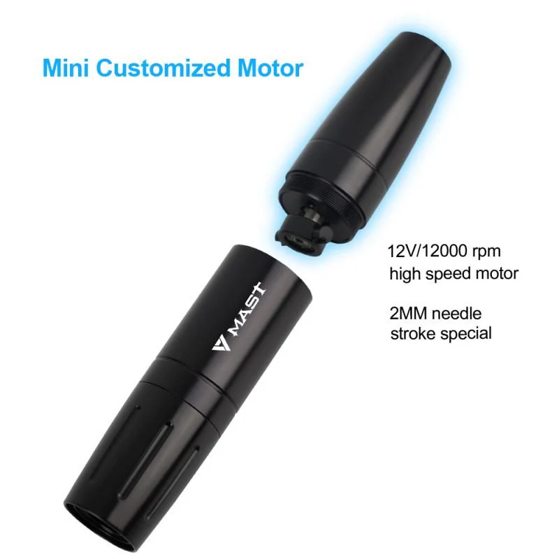 Dragonhawk Mast Magi Pen Tattoo-Set mit Mast Halo Netzteil und Kartuschen