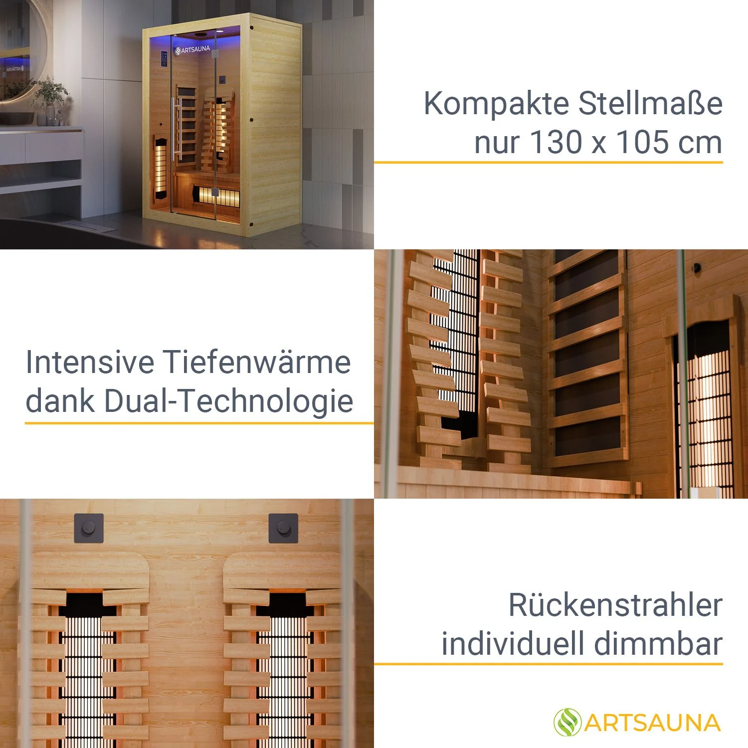 Cabine infrarouge premium Kiruna 130 2025