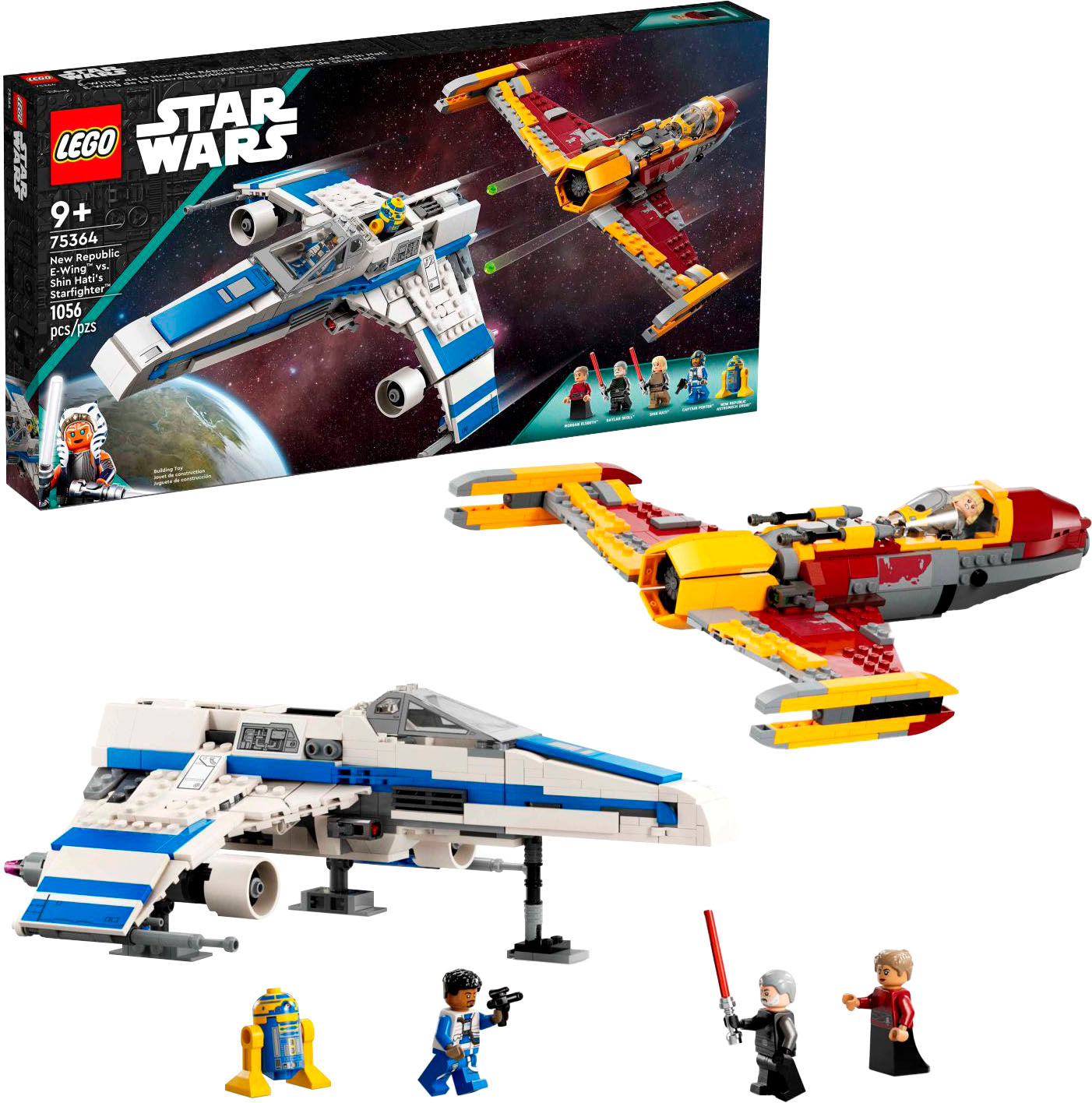 LEGO Star Wars: Ahsoka New Republic E-Wing vs. Shin Hati Starfighter 75364
