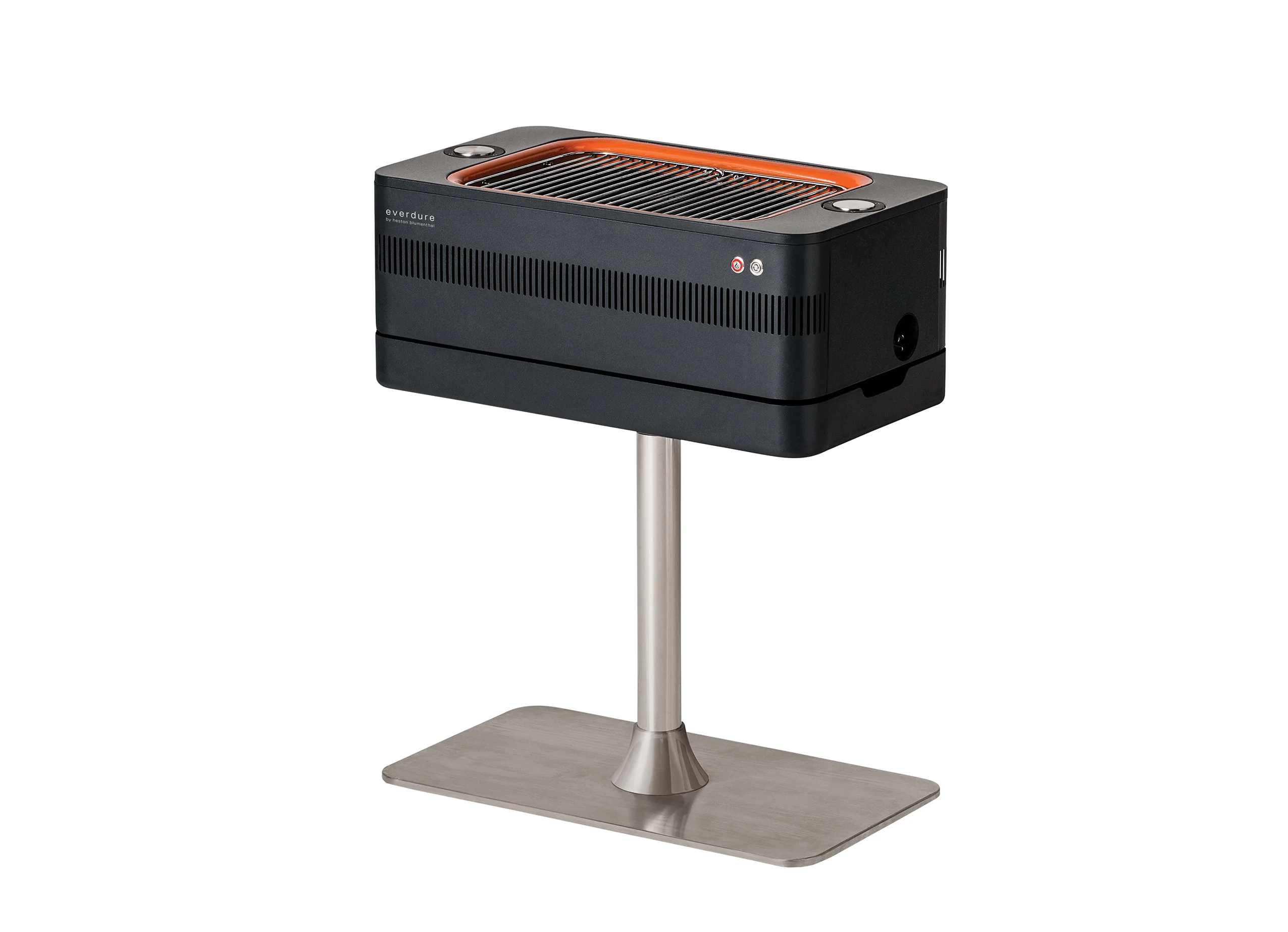 2025 Kulgrill med elektrisk tænding – 1400W Fast Flame Ignition™ – Inkluderer rotisserie (15 kg) og stående stativ