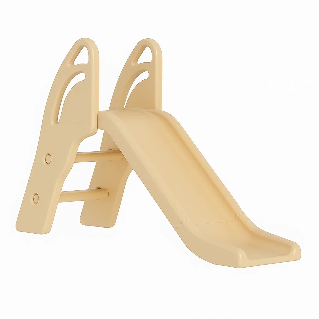 Toboggan beige 135 x 40 x 67 cm pour enfants de 2 à 4 ans, pliable - iPxnKgaN80RL