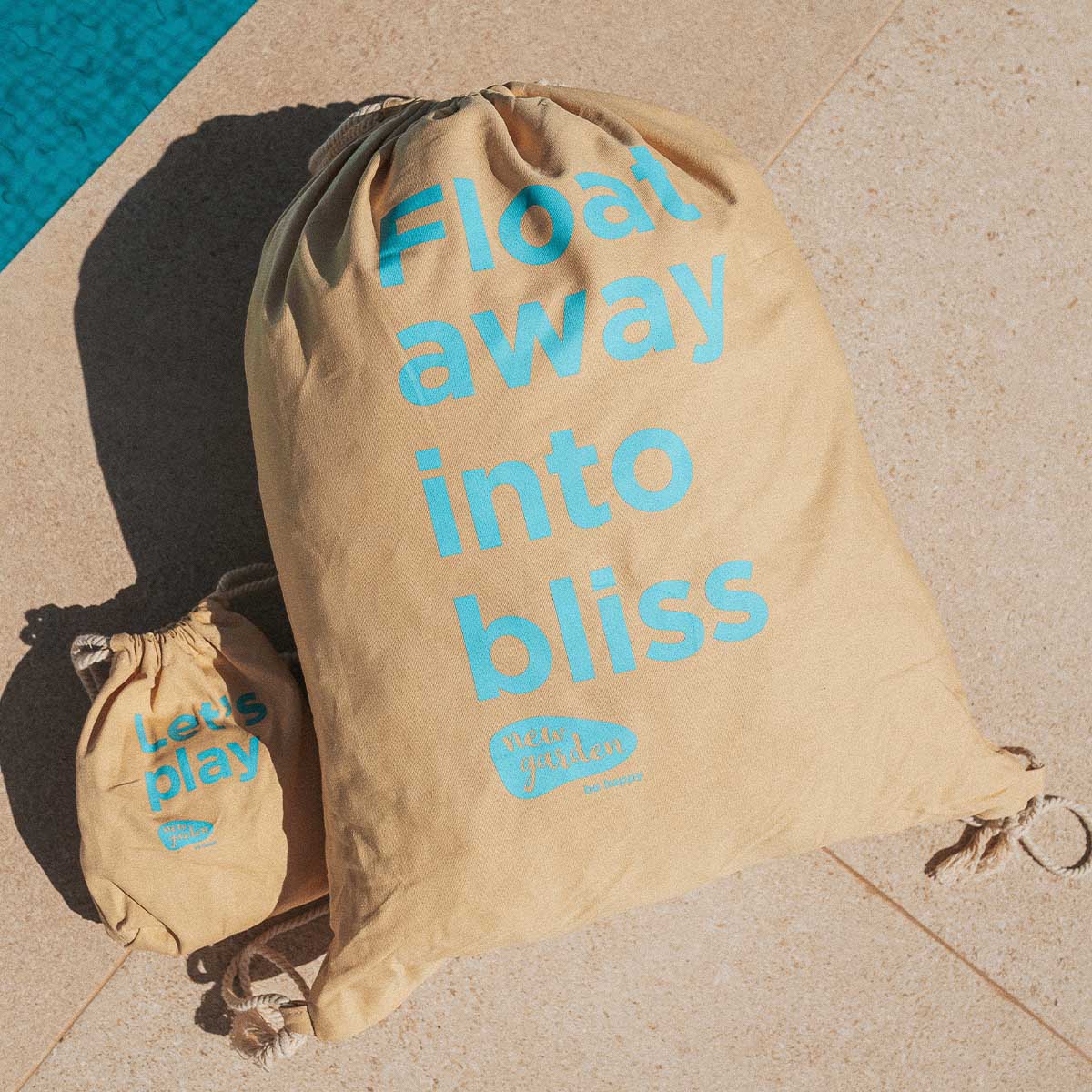 Robuste, aufblasbare Sonnenliege für Garten und Pool (schwimmend) Illetes